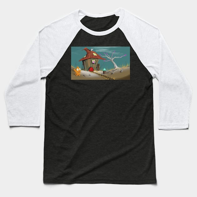 Slimes on a Adventure Baseball T-Shirt by Tom2311Tom